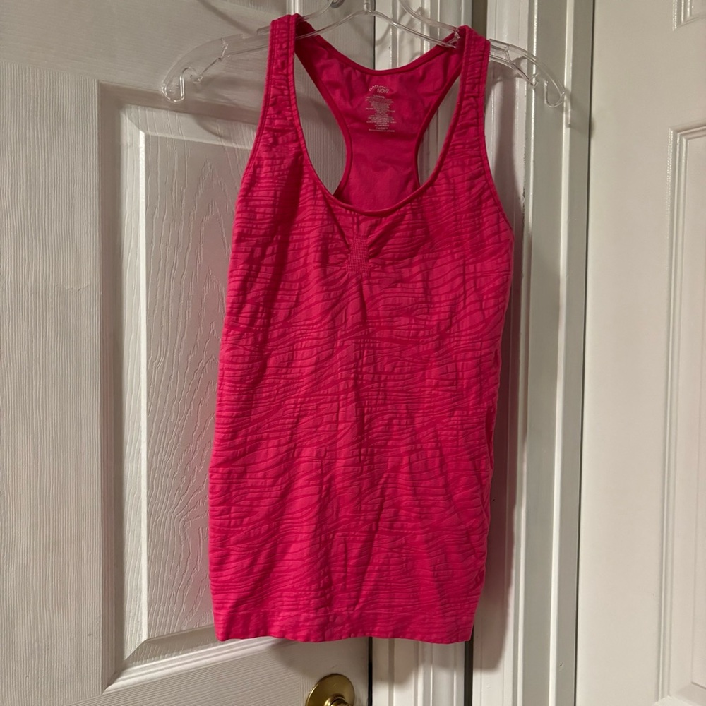 Danskin Now Hot Pink Racerback Tank Top